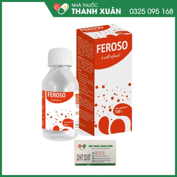 Feroso LezEnfant - Bổ Sung Sắt Và Vitamin C Phòng Ngừa Thiếu Máu